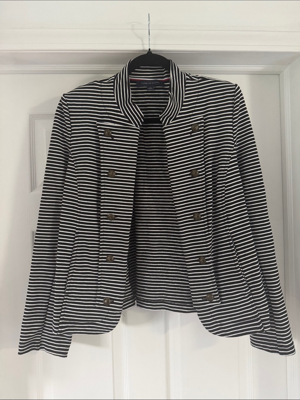 Tommy Hilfiger Band Blazer with Gold Buttons